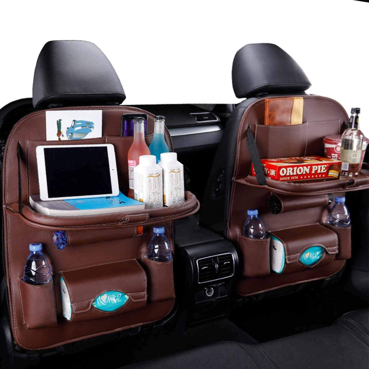 Car Back Seat Organizer Storage Bag with Foldable Table– SearchFindOrder