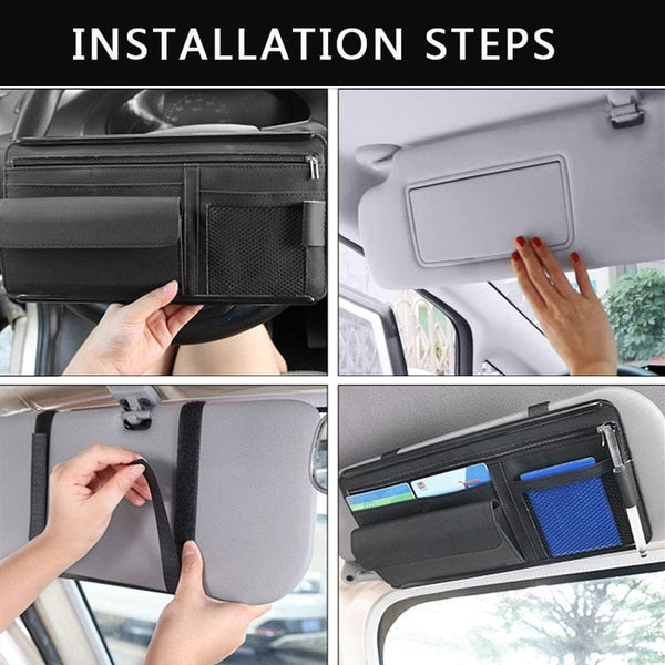 SearchFindOrder Car Sunshade Storage and Organizer