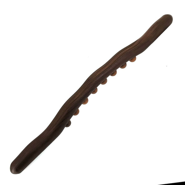 SearchFindOrder Carbonized-8 beads Wooden Gua Sha Neck Shoulder Back Massager
