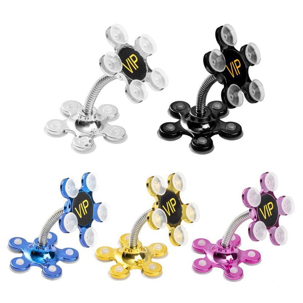 SearchFindOrder Cellphone Accessories 360° Rotatable Metal Flower Cell Phone Holder