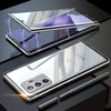 SearchFindOrder Cellphone Accessories For Note10 Plus / Silver Magnetic Case for Samsung Galaxy Phones