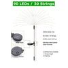 SearchFindOrder christmas 90LEDs / China / Warm White Outdoor LED Solar Flashing Fireworks Lights