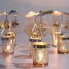 SearchFindOrder christmas Christmas Candle Holder Rotary Spinning Carousel Light