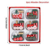 SearchFindOrder christmas Christmas Wooden Train Ornament Decoration
