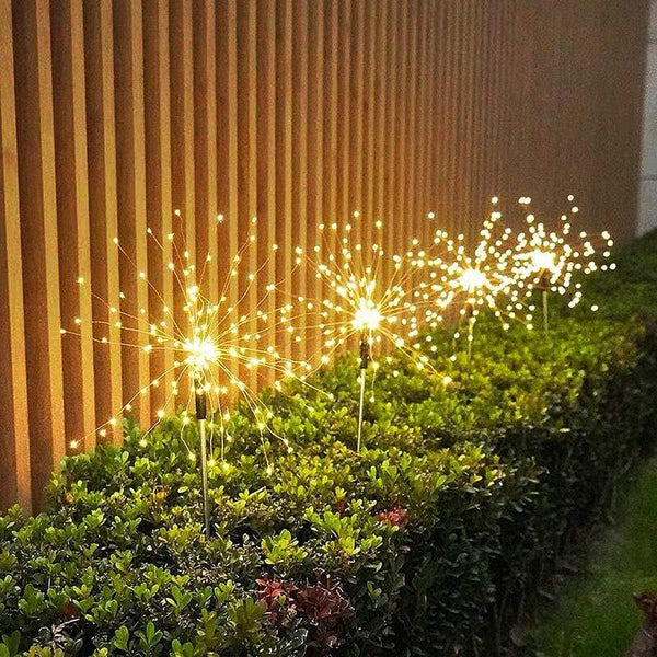 SearchFindOrder christmas Outdoor LED Solar Flashing Fireworks Lights
