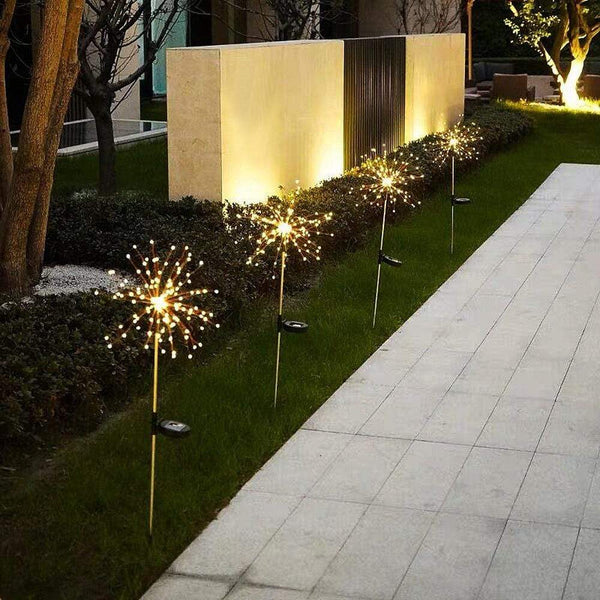 SearchFindOrder christmas Outdoor LED Solar Flashing Fireworks Lights