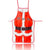 SearchFindOrder christmas Red Santa Christmas Holiday Festive Aprons