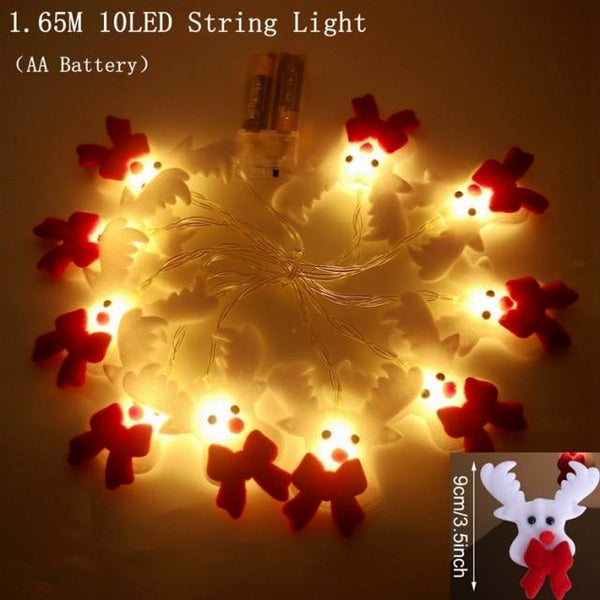 SearchFindOrder christmas Reindeer Snowman, Deer, and Sand Christmas LED Tree Decoration