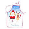 SearchFindOrder christmas Santa and Rudolph Christmas Holiday Festive Aprons
