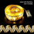 SearchFindOrder christmas Warm Gold 50 LED Double Layer Fairy Lights Christmas Ribbon