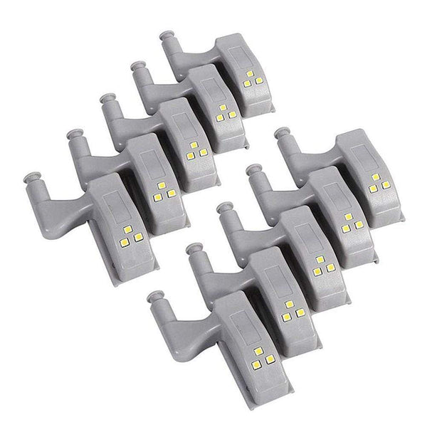 SearchFindOrder Cold White / 10PCS Universal LED Inner Hinge Lights