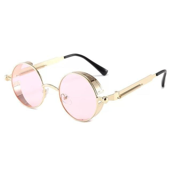 SearchFindOrder COLOR-24 / Glasses Retro Round Classic Gothic Steampunk Sunglasses (UV400)