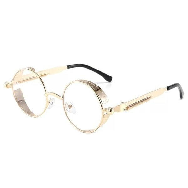 SearchFindOrder COLOR-26 / Glasses Retro Round Classic Gothic Steampunk Sunglasses (UV400)