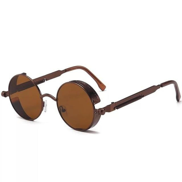 SearchFindOrder COLOR-7 / Glasses Retro Round Classic Gothic Steampunk Sunglasses (UV400)
