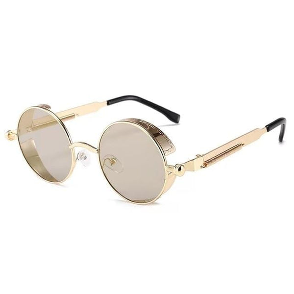 SearchFindOrder COLOR-8 / Glasses Retro Round Classic Gothic Steampunk Sunglasses (UV400)