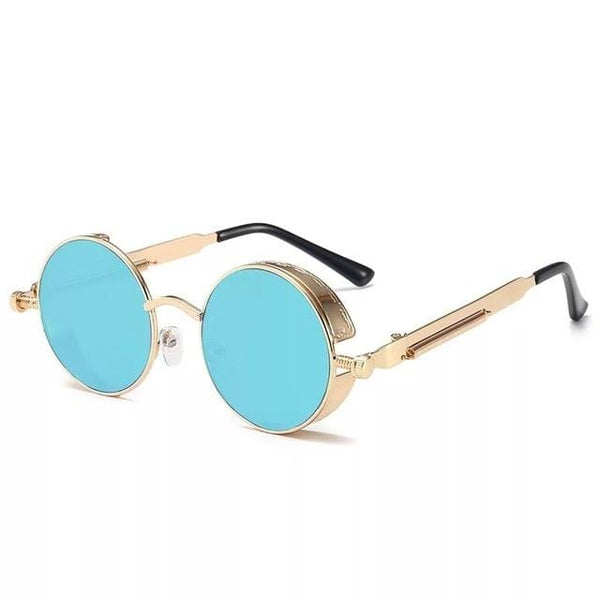 SearchFindOrder COLOR-9 / Glasses Retro Round Classic Gothic Steampunk Sunglasses (UV400)
