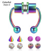 SearchFindOrder colorful style2 Magnetic Nose Hoop Ring