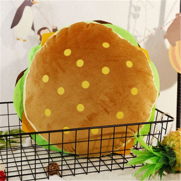 SearchFindOrder Comfy Hamburger Pillow and Seat Cushion