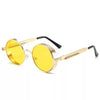 SearchFindOrder daily deal COLOR-12 / Glasses Retro Round Classic Gothic Steampunk Sunglasses (UV400)