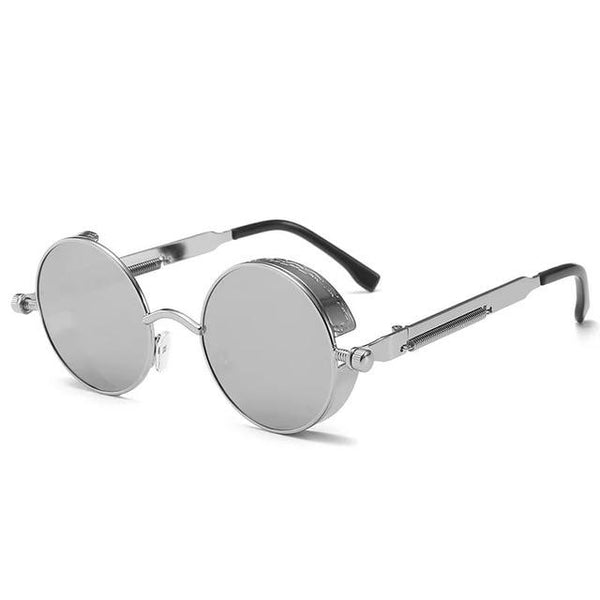 SearchFindOrder daily deal COLOR-5 / Glasses Retro Round Classic Gothic Steampunk Sunglasses (UV400)