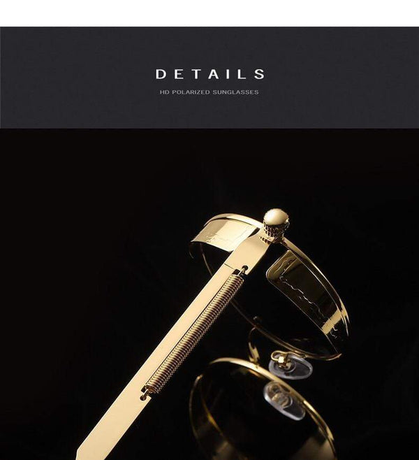 SearchFindOrder daily deal Retro Round Classic Gothic Steampunk Sunglasses (UV400)