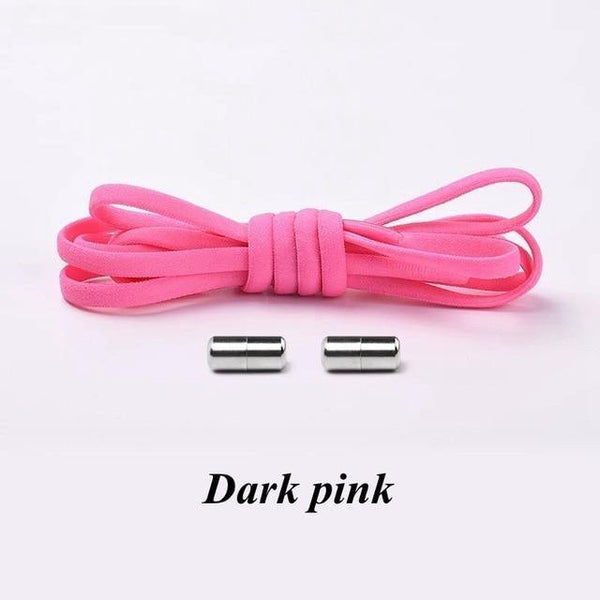SearchFindOrder Dark pink Smart No-Tie Shoelaces