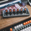 SearchFindOrder Digital Creative Vintage Glass Tube Clock