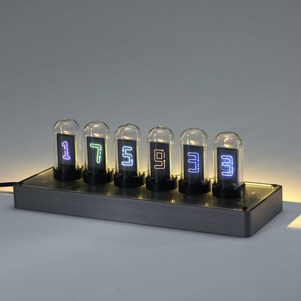 SearchFindOrder Digital Creative Vintage Glass Tube Clock