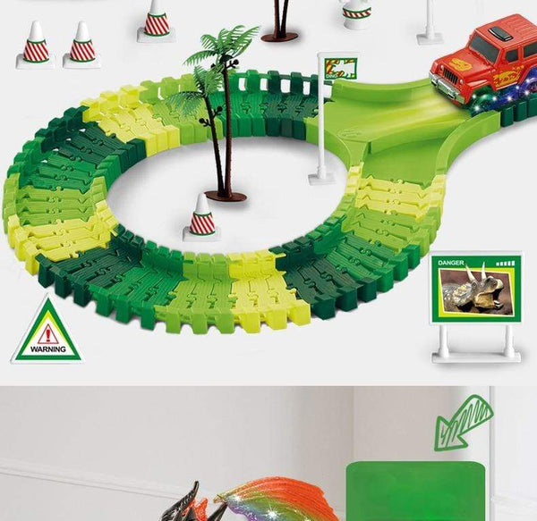 SearchFindOrder Dinosaur 360° Loops Railway Track Set