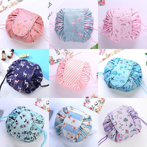 SearchFindOrder Drawstring Cosmetic Travel Storage Makeup Bag