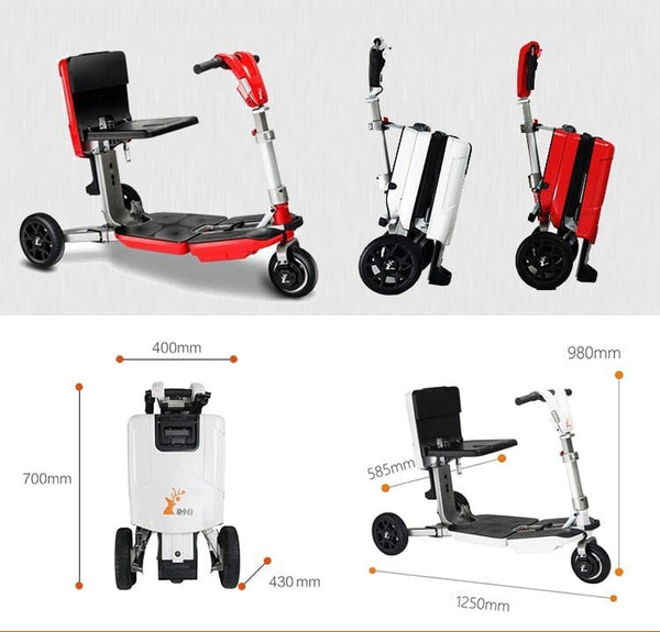 SearchFindOrder Electric Foldable Tricycle Scooter