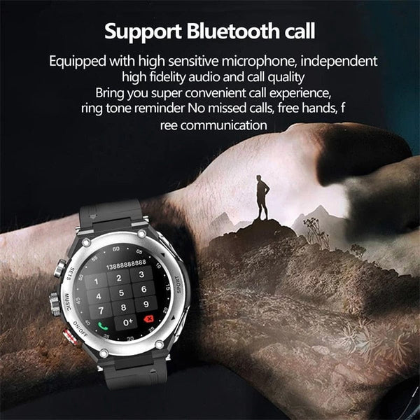 SearchFindOrder Elegant Bluetooth Touch Screen Earphones Sport Smartwatch
