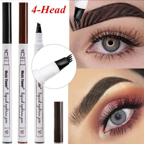 SearchFindOrder Enhanced 4-Tip Precision Microblading Eyebrow Tattoo Pen for Flawless Brow Shaping