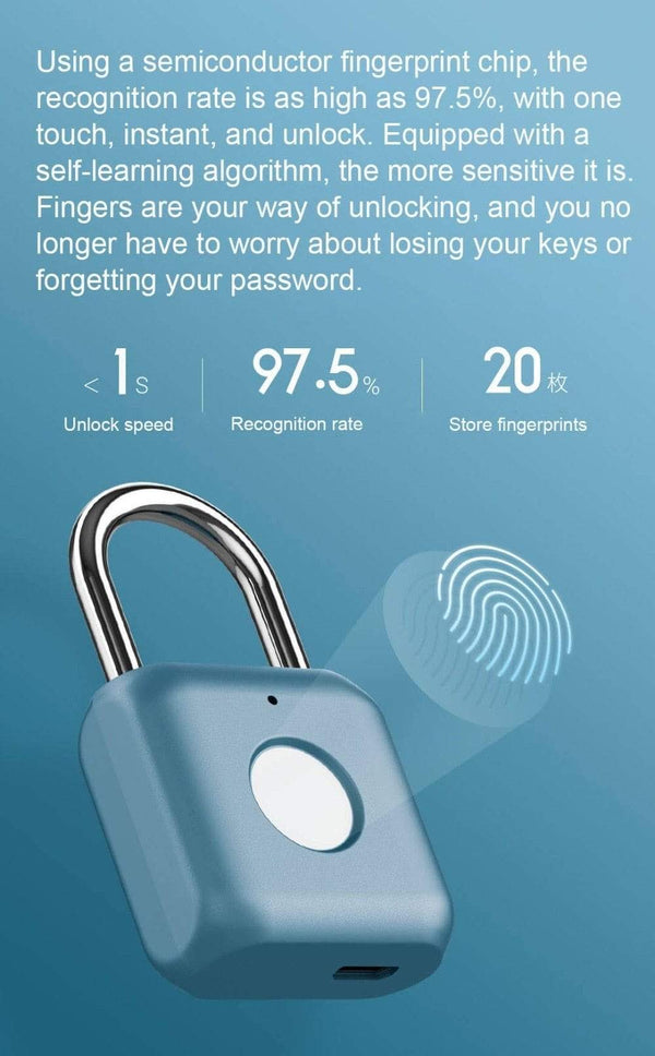 SearchFindOrder Fingerprint Padlock