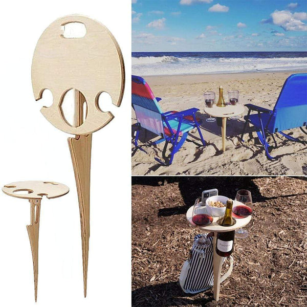 SearchFindOrder Foldable Portable Outdoor Wine Table