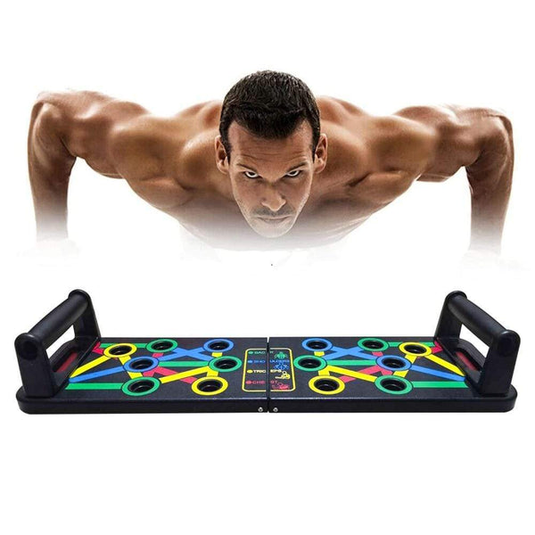 SearchFindOrder Foldable Push Up Board 9-in-1 Workout Stand
