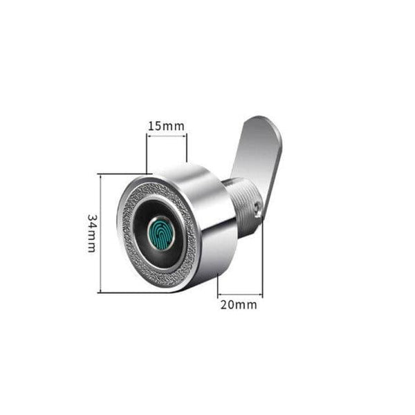 SearchFindOrder For 20mm Hole Cam Lock Smart Biometric Fingerprint Drawer Filing Cabinet Lock