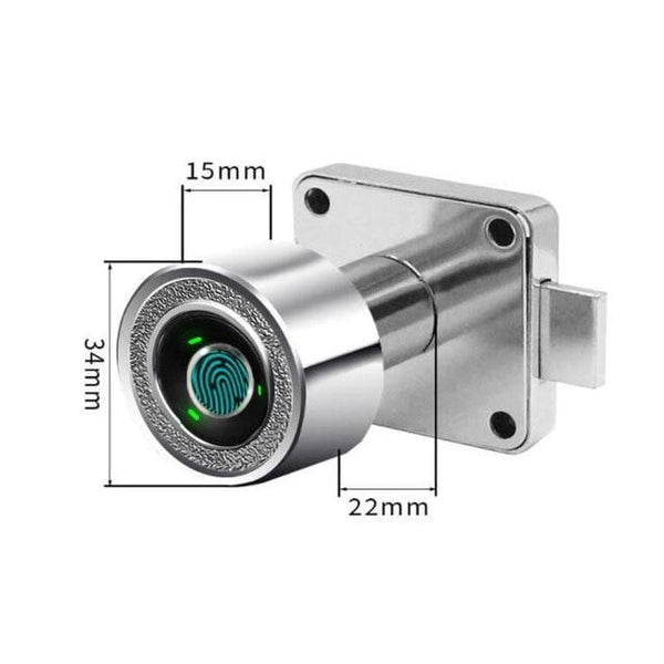 SearchFindOrder For 20mm Hole Drawer Lock Smart Biometric Fingerprint Drawer Filing Cabinet Lock