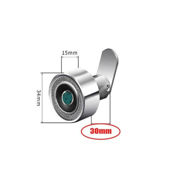 SearchFindOrder For 30mm Hole Cam Lock Smart Biometric Fingerprint Drawer Filing Cabinet Lock