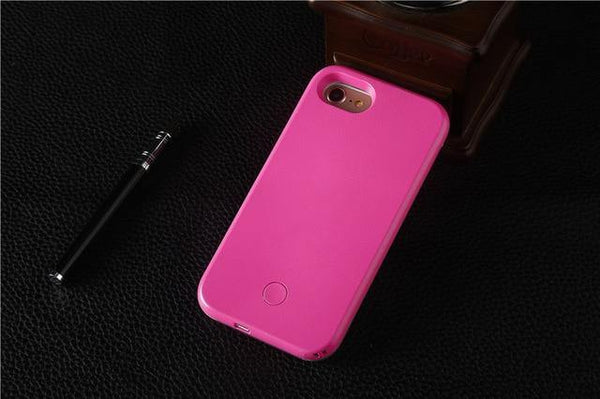 SearchFindOrder For iPhone 6 6s / Rose Red LED Selfie Light for iPhones