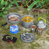 SearchFindOrder Full Set Outdoor Pots Pans Camping Cookware