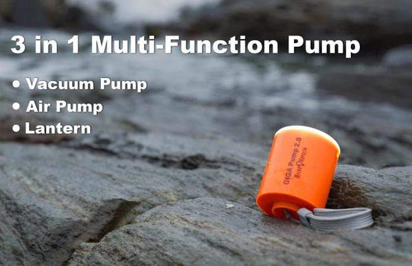 SearchFindOrder GIGA Pump 2 Mini Air Vacuum Pump with LED Lantern