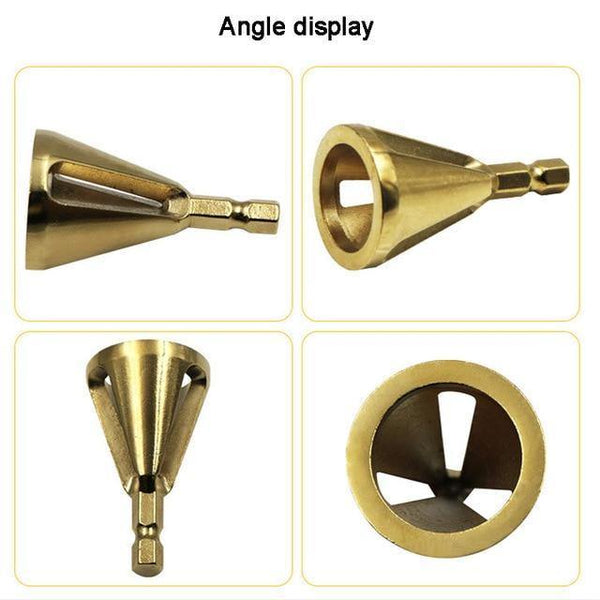 SearchFindOrder Gold hexagon type2 Stainless Steel Deburring External Chamfer Tool