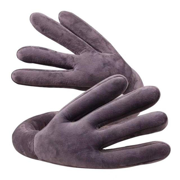 SearchFindOrder Gray / 130cm Flexible Hand Shape Travel Neck Pillow