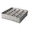 SearchFindOrder Gray 24 Grids Foldable Drawer Storage Box Organizer