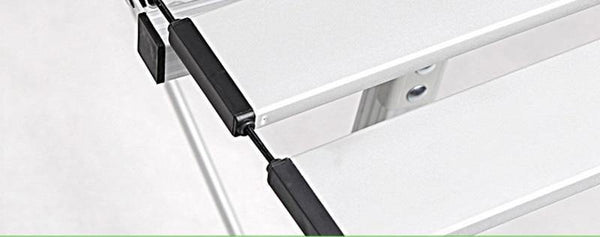 SearchFindOrder Gray Portable Aluminum Folding Ultralight Camping Table