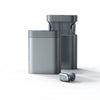 SearchFindOrder Gray Touch Control Power Bank with Earphones