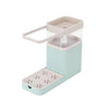 SearchFindOrder Green Kitchen Storage Shelf 3-in-1 Soap Dispenser Towel Rack