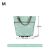 SearchFindOrder Green M Foldable Shopping Trolley Bag with Wheels