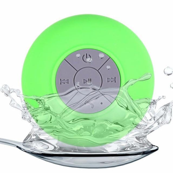 SearchFindOrder Green Mini Portable Waterproof Bluetooth Speaker